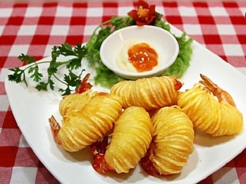 Tôm Cuộn Khoai Tây